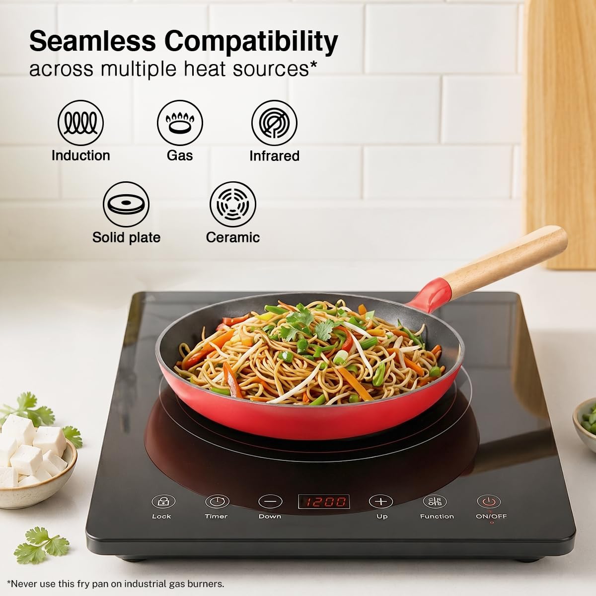 Prestige Castlite Enamel Coated Cast Iron Fry Pan 20cm/0.8L | Lightweight, High Heat Retention | Enamel Coated | Gas & Induction Compatible|Low-Oil Cooking|Stay-Cool Handle | Easy Clean |15Y Warranty