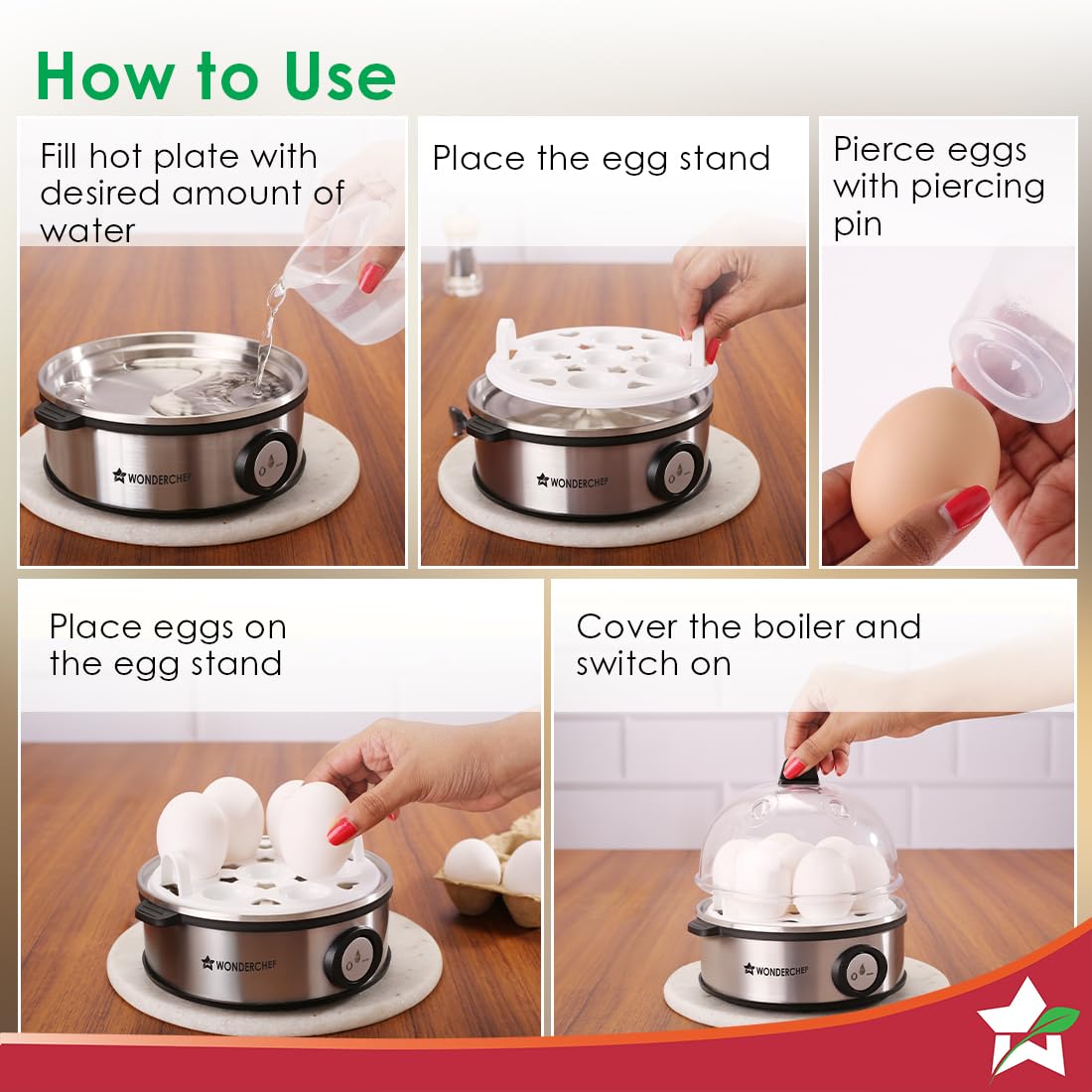 Wonderchef Essenza Instant Egg Boiler