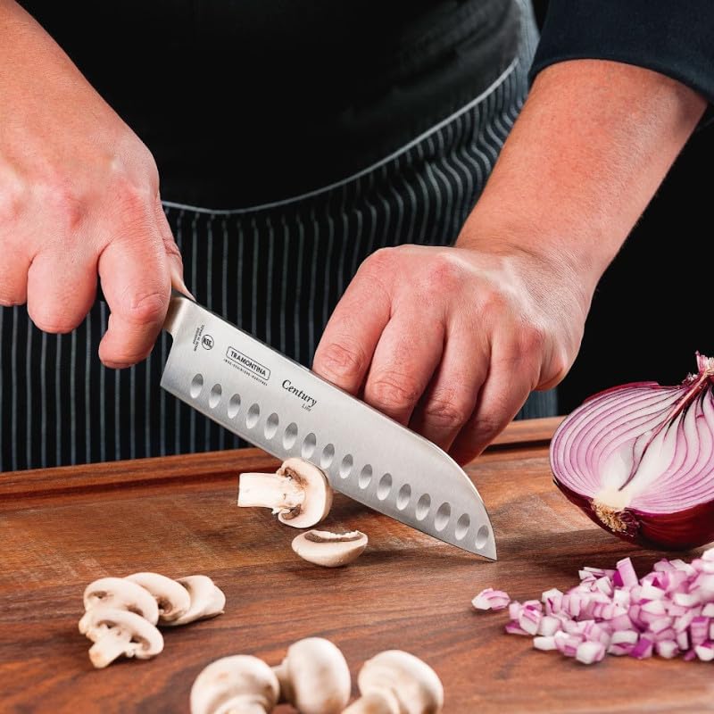 TRAMONTINA Century Stainless Steel NSF Knife (18cm Santoku Knife)