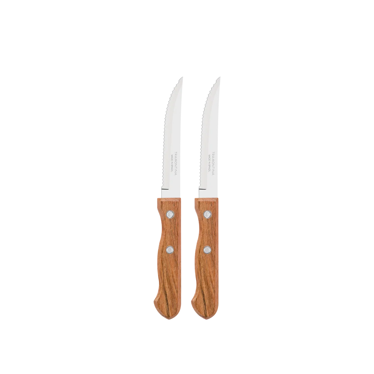 Tramontina Dynamic Steak Knife 10 cm/ 4in Set Of 2 - Wood