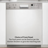 Glen Built-in-Dishwasher 14 Place Setting SS Panel Electronic Controls (DW7721J)