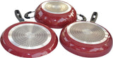 Bajaj Ceramic Cookware Set, 1 Piece (Red)