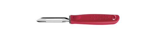Tramontina Utilita Stainless-Steel Potato Peeler – Red Polypropylene Handle – Ideal for Peeling Potatoes, Carrots, Cucumbers, & More