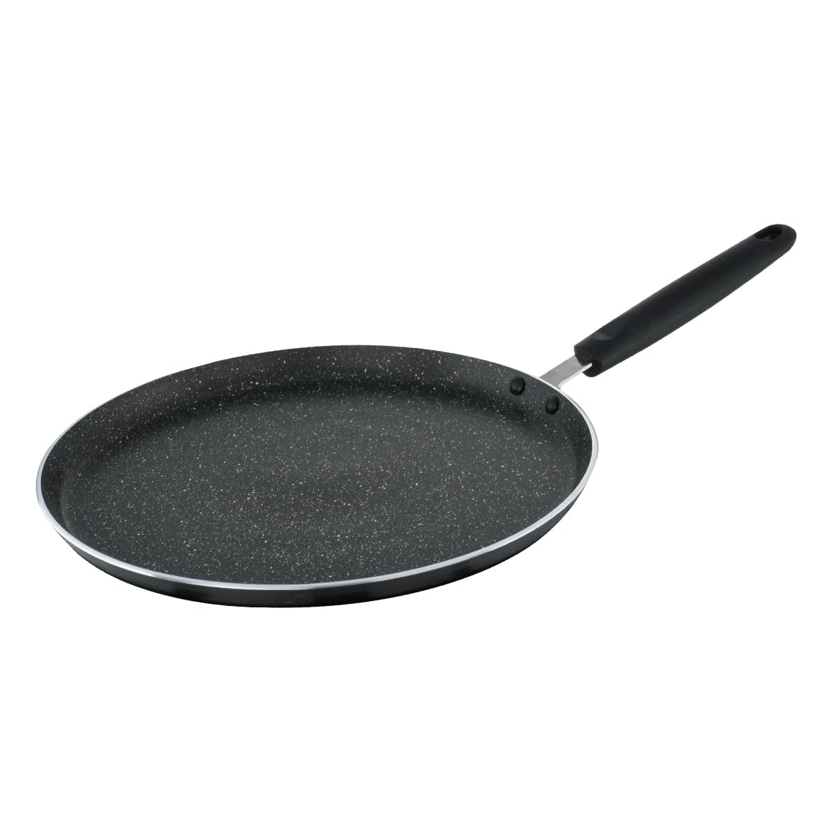 Prestige Omega Deluxe Granite Dosa Tawa, 280 mm, Black, Nonstick Aluminium