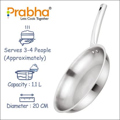Prabha Elante Triply Frypan Without Lid