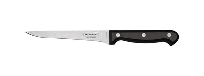 TRAMONTINA Ultracorte 6-Inch Boning Knife | Stainless Steel Blade | Black Polypropylene Handle | Dishwasher Safe | Antimicrobial Protection