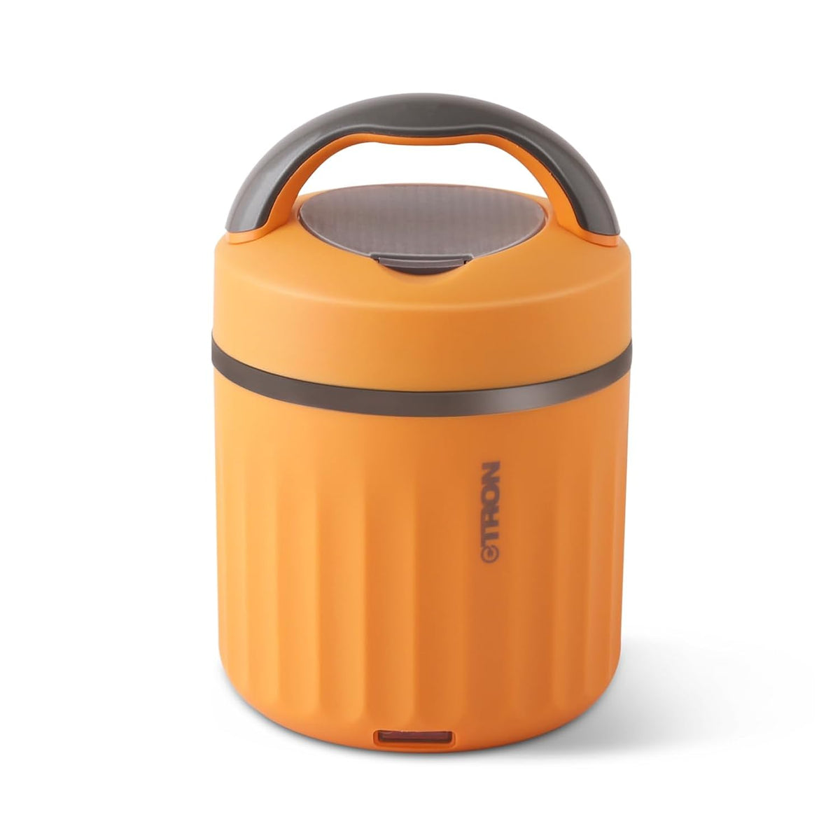 Jaypee Plus Etron Auto Cut Off Electric Lunch Box with 3 Stainless Steel containers 300X3 ml Lunch Box for Office, Travel Easy to Carry Handle Convenience case for Power Cord Food Grade,Orange