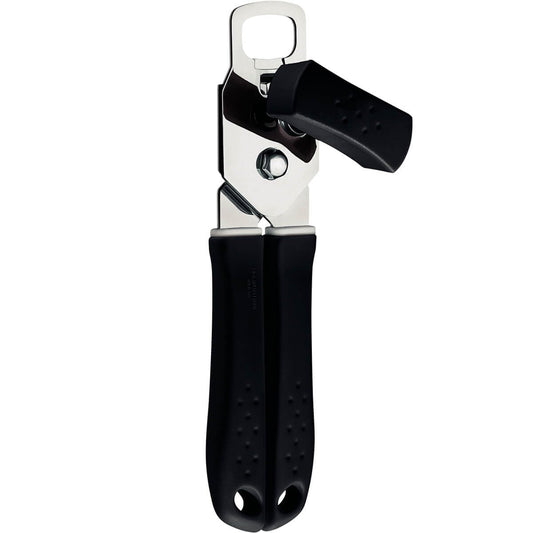 Tramontina Utilita Can Opener – Stainless Steel Cutting Blade with Black Polypropylene Handle – Easy to Use, Durable & Rust-Resistant – Ideal for Opening Cans in Everyday Kitchen Use