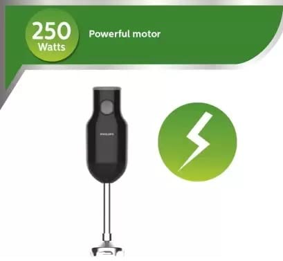 PHILIPS Alloy Steel Hl1655/02 Hand Blender 250W Black, 250 Watts
