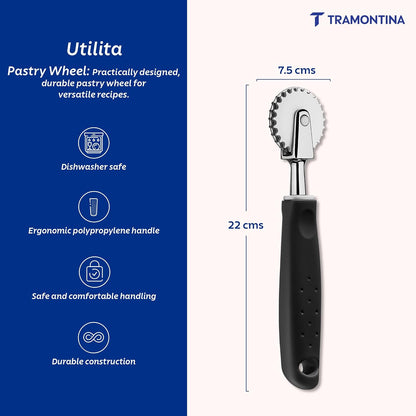 Tramontina Utilita Pastry Wheel 4 cm- Black