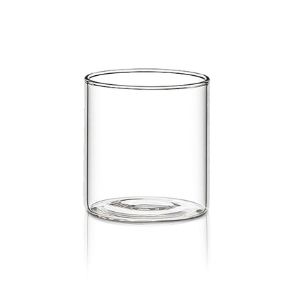 Borosil 205ml 6pc Vision Transparent Glass Set | Made in India Borosilicate Glass Tumblers for Drinking Water, Cold Drinks | Flame Proof, Microwave & Dishwasher Safe | for Daily use & Gifting.