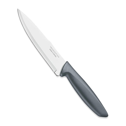Tramontina Plenus 6-Inch Chef’s Knife – Stainless Steel Blade with Gray Polypropylene Handle, Dishwasher Safe, Multipurpose Kitchen Knife