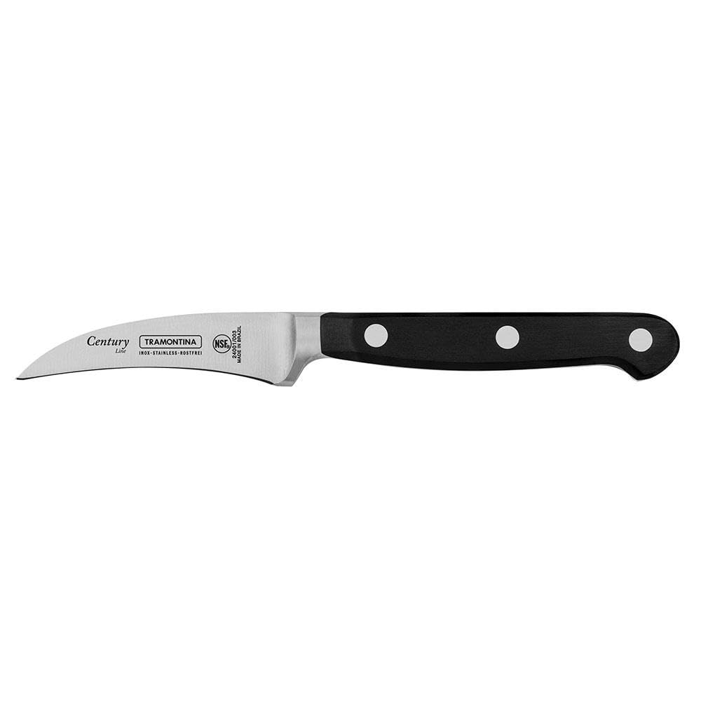 TRAMONTINA Century 3-Inch Paring Knife | Forged Stainless Steel Blade with Advanced Heat Treatment | Fiberglass-Reinforced Polycarbonate Handle | Dishwasher Safe