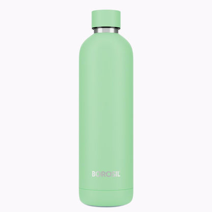 Borosil Hydra Pacific Stainless 700 ml Insulated Water Bottle | Stainless Steel Bottle | Double Wall Vacuum Insulation | 12 Hours Hot & Cold | 1 Year Warranty
