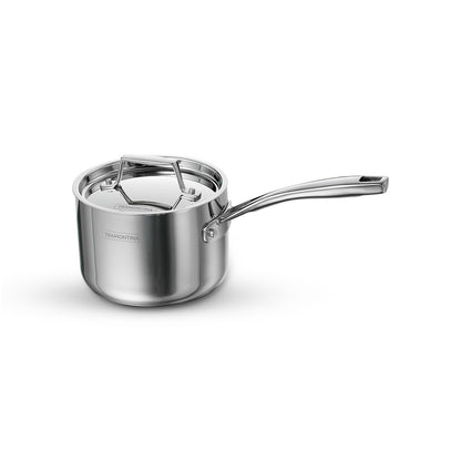 Tramontina Aeion Triply 14cm / 1.5 Liter Stainless Steel Sauce Pan with SS 304 Lid