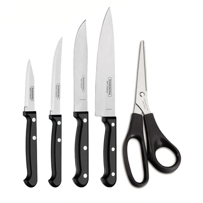 TRAMONTINA ULTRACORTE BLADE BLOCK SET OF 6