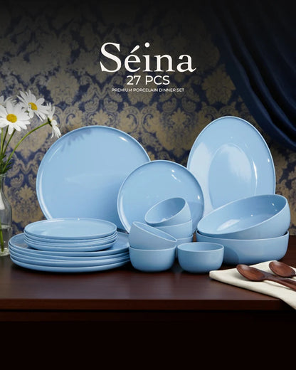 Vola Seina 27 Pcs Fine Porcelain Dinner Set | Luxury Dinnerware Collection