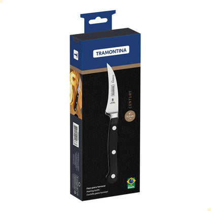 TRAMONTINA Century 3-Inch Paring Knife | Forged Stainless Steel Blade with Advanced Heat Treatment | Fiberglass-Reinforced Polycarbonate Handle | Dishwasher Safe