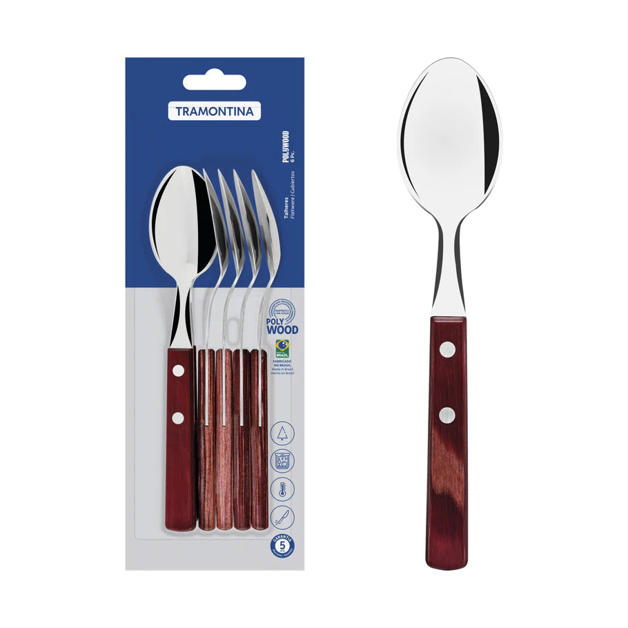 TRAMONTINA Table Spoons (Set of 6)