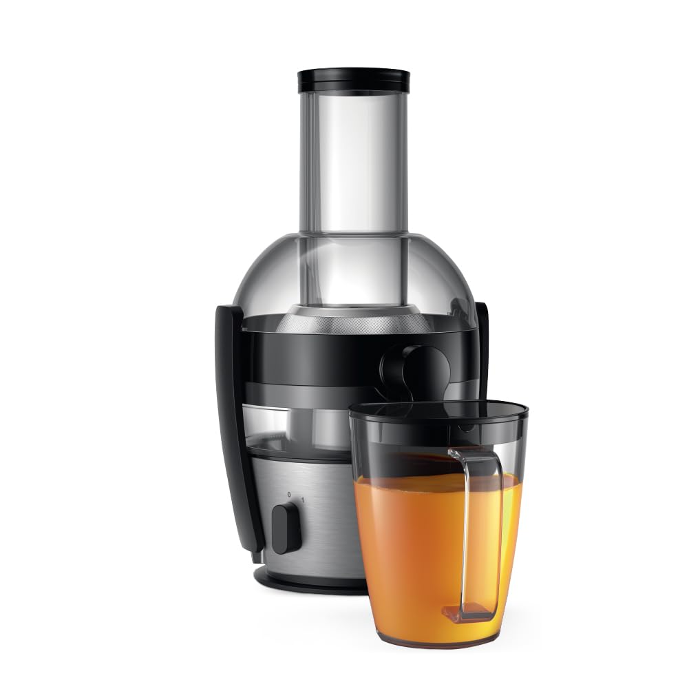 Philips Viva Collection HR1863/20 2-Litre Juicer (Black/Silver), 800 Watts