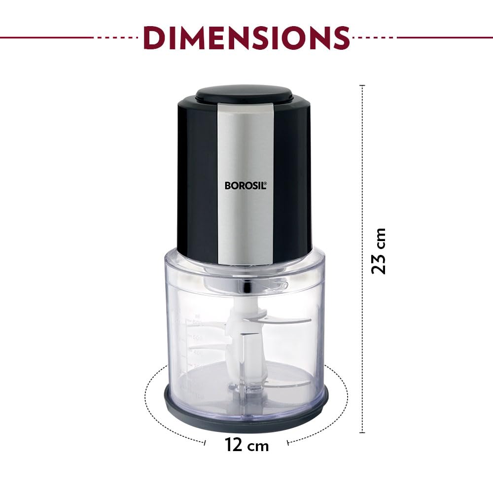 Borosil Chef Delite 300 Watts Electric Chopper