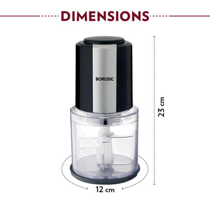 Borosil Chef Delite 300 Watts Electric Chopper