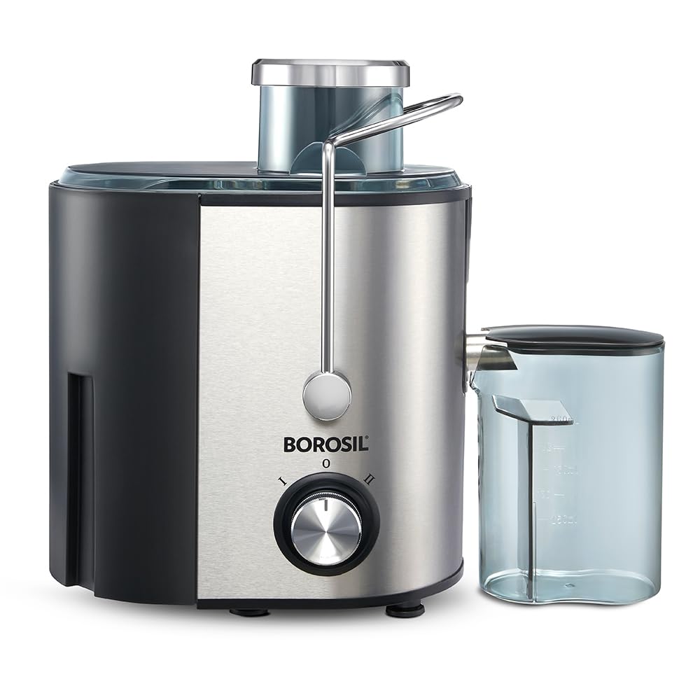 Borosil Primus Juicer Mixer Grinder 2 Jars with Pulp Collector
