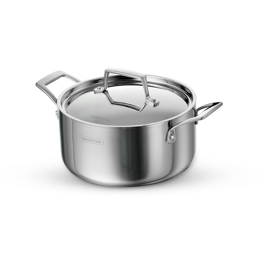 Tramontina AEION TriPly 30 cm / 6.2 L Stainless Steel Biryani Pot with Heavy Lid