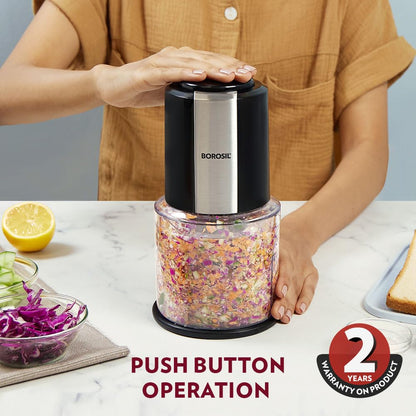 Borosil Chef Delite 300 Watts Electric Chopper