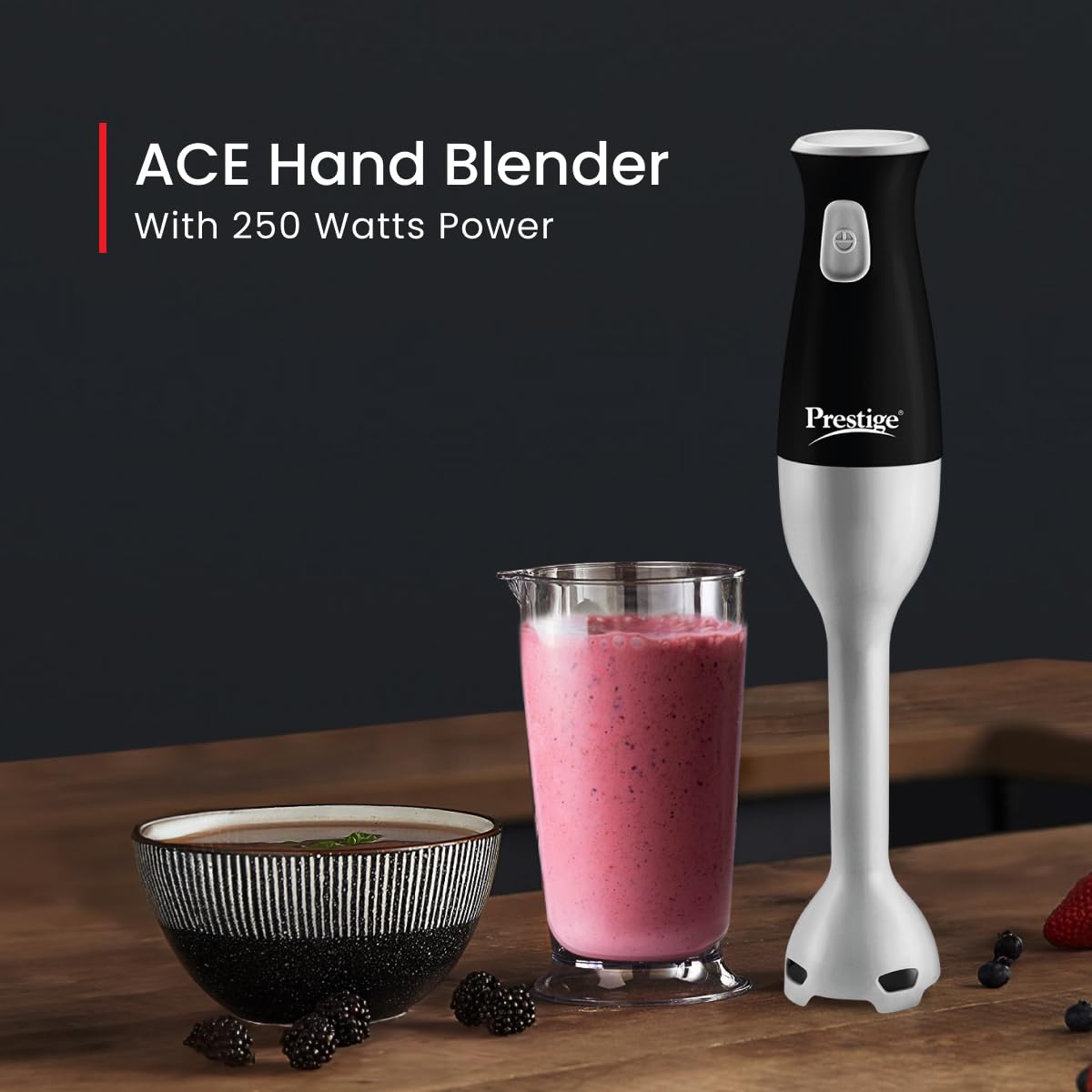 Prestige Hand Blender - ACE, Black