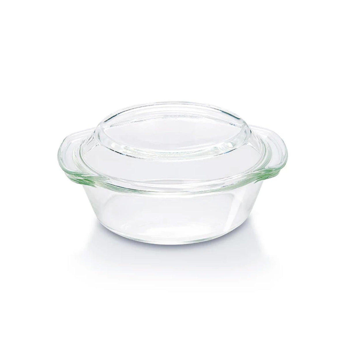Borosil Casserole with Lid | Borosilicate Glass Bakeware & Serveware Bowl | Microwave, Dishawasher & Oven Safe Multipurpose Bowl for Mixing Dough, Salad, Batter (700 ml)