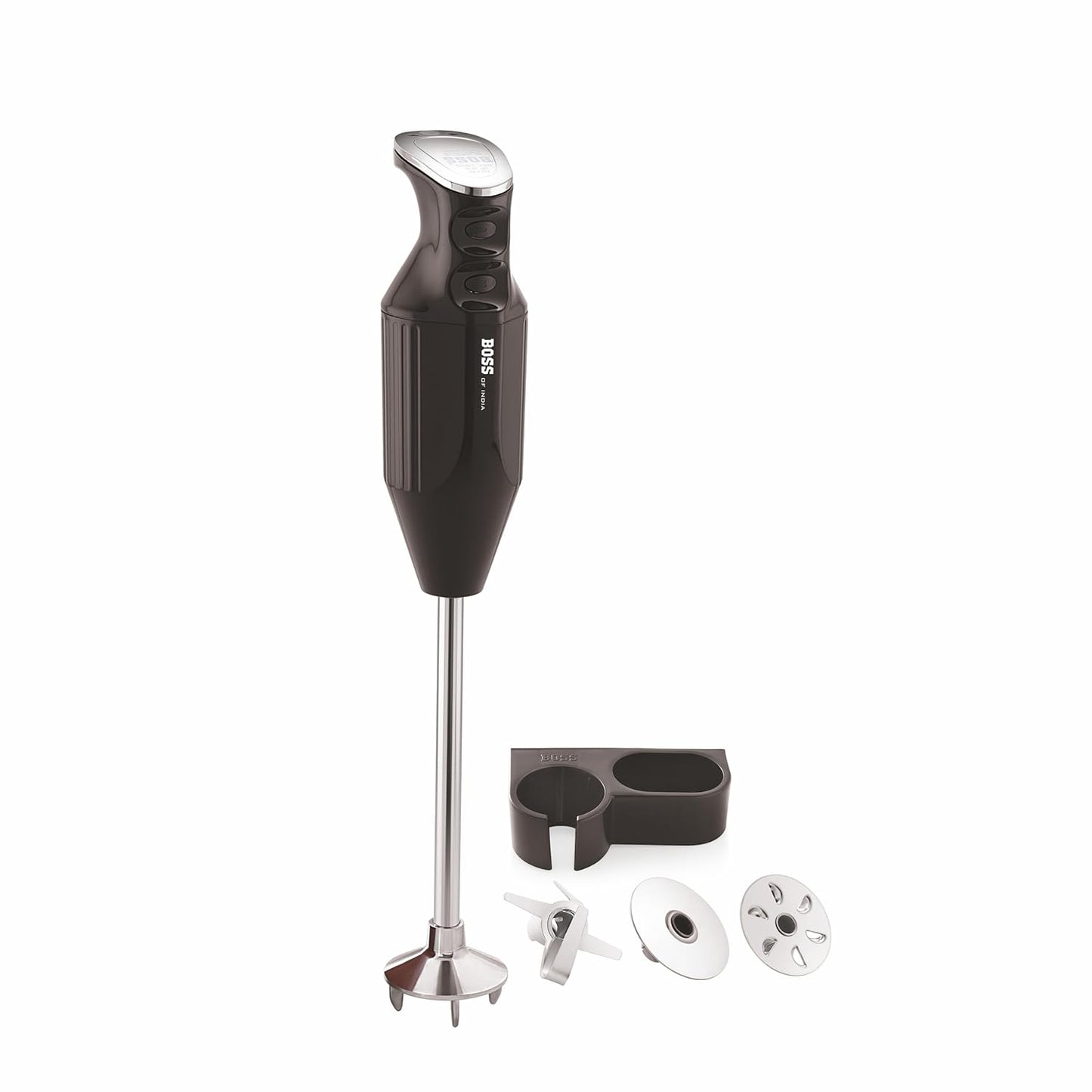 BOSS Stainless Steel Platinum Portable Hand Blender 225W - Watt