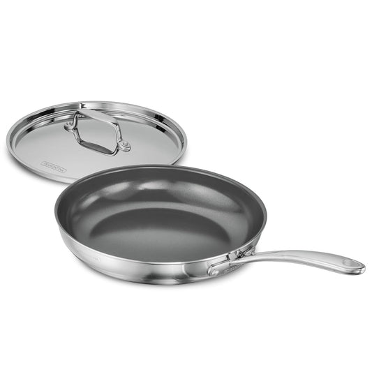 TRAMONTINA Fusao Healthy Triply Ceramic 26Cm Frypan Ex+ with Ss 304 Lid