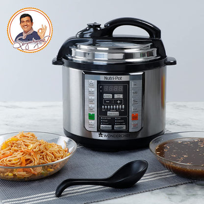 Wonderchef Nutri-Pot Electric Pressure Cooker with 7-in-1 Functions|18 pre-set functions|