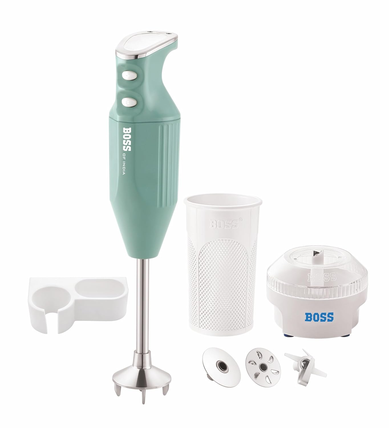 BOSS Stainless Steel Big Boss Portable Hand Blender 275 Watts