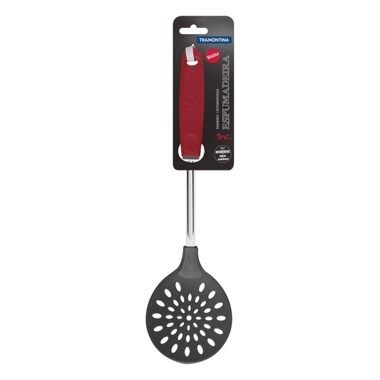 Tramontina Utilitá Nylon Skimmer with Red Polypropylene Handle