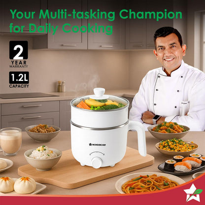 Wonderchef Luxe Multi Cook Kettle 1.2 L 600W