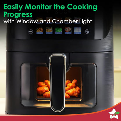 Wonderchef Evita Digital Air Fryer, 1600W, 6.5 L