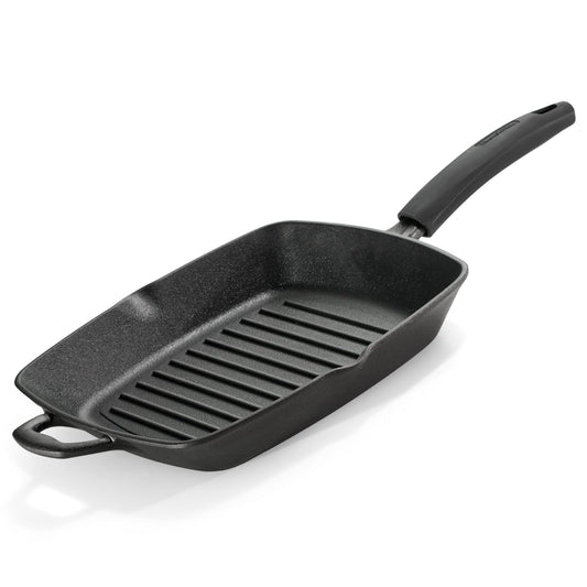 Tramontina Titanex 27 cm Pre-Seasoned Cast Iron Grill Pan