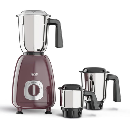 Milton Artis Mixer Grinder,Grindstone Blade Technology, 3 Jar, 800 W