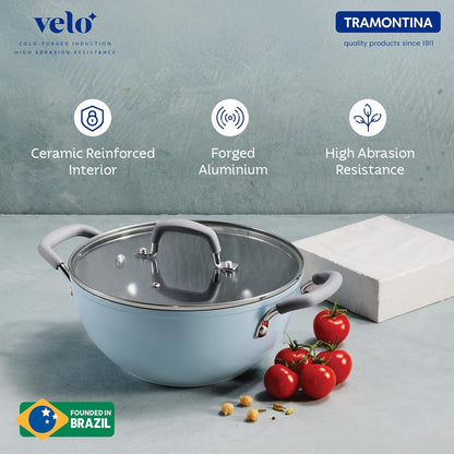 Tramontina Velo 22cm / 2.9L Forged with Ceramic Reinforced Interior Kadai