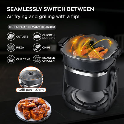 Prestige Air Flip 4.5L Air Fryer Dual Mode - Air Frying & Grilling