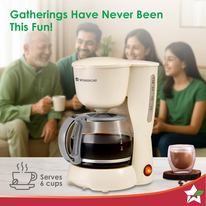Wonderchef Veneto Ivory Brew Coffee Machine