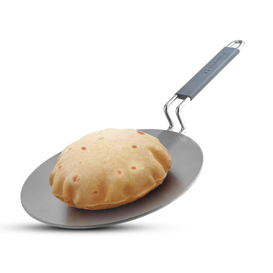 BERGNER Tri-Ply Argent Ceramica 28cm Roti Tawa with Ceramic Coating