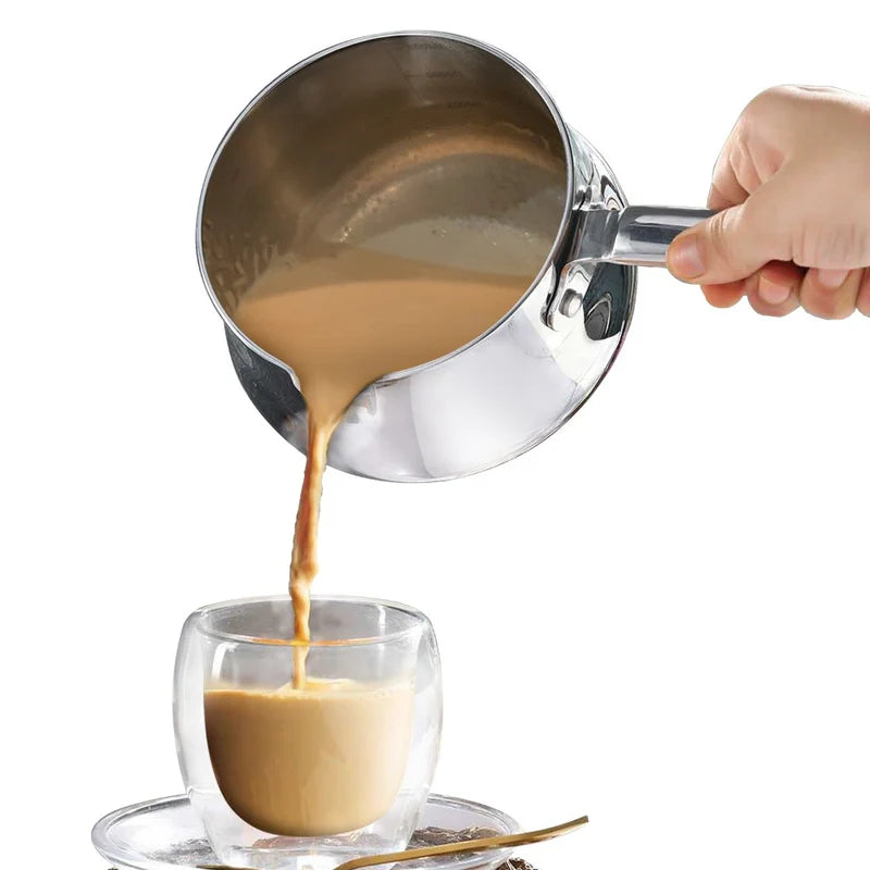 Bergner BE Essentials Tri-Ply 10cm (550ml) Stainless Steel Coffee Warmer/Milk Warmer