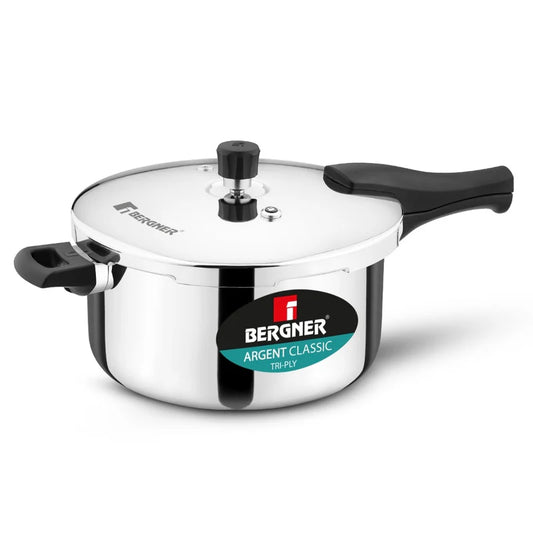 Bergner Tri-Max 6.5 Litres Triply Outer Lid Pressure Cooker