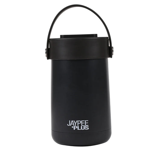 Jaypee Plus - Echo Thermosteel Lunch Box Set Of 3Pcs (1Pc-420ML+2Pcs-350ML) Black