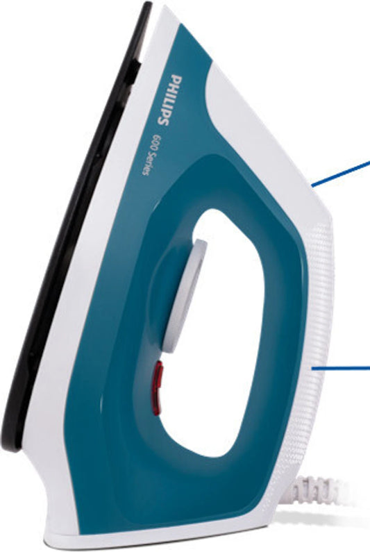 PHILIPS DURA EASE DST 0600/20 1000 W Dry Iron (AQUA BLUE)