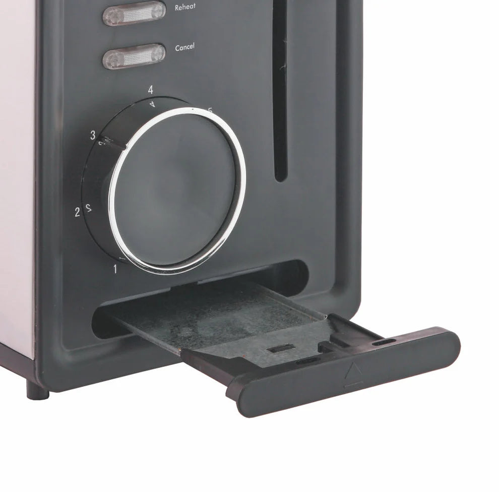 Borosil SS Krispy Electric Pop-Up Bread Toaster
