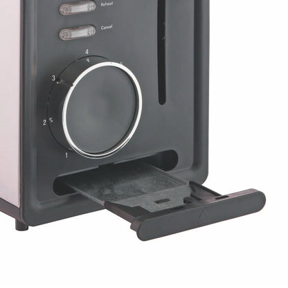 Borosil SS Krispy Electric Pop-Up Bread Toaster